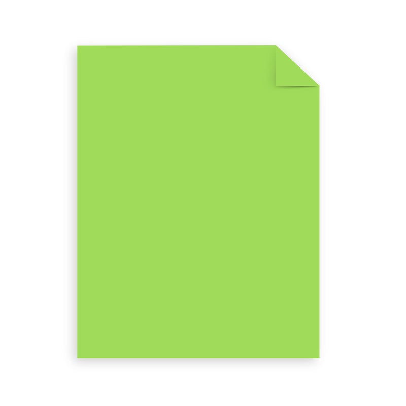 Astrobrights Mega Collection, Colored Cardstock, Bright Lime Green, 320 Sheets, 65 lb/176 gsm, 8.5" x 11" - MORE SHEETS! (91698) - Image 3